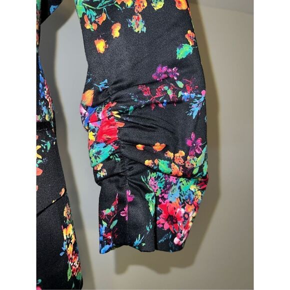 Laundry by Shelli Segal Floral Blazer Suit Jacket Women’s 10 - Picture 5 of 9